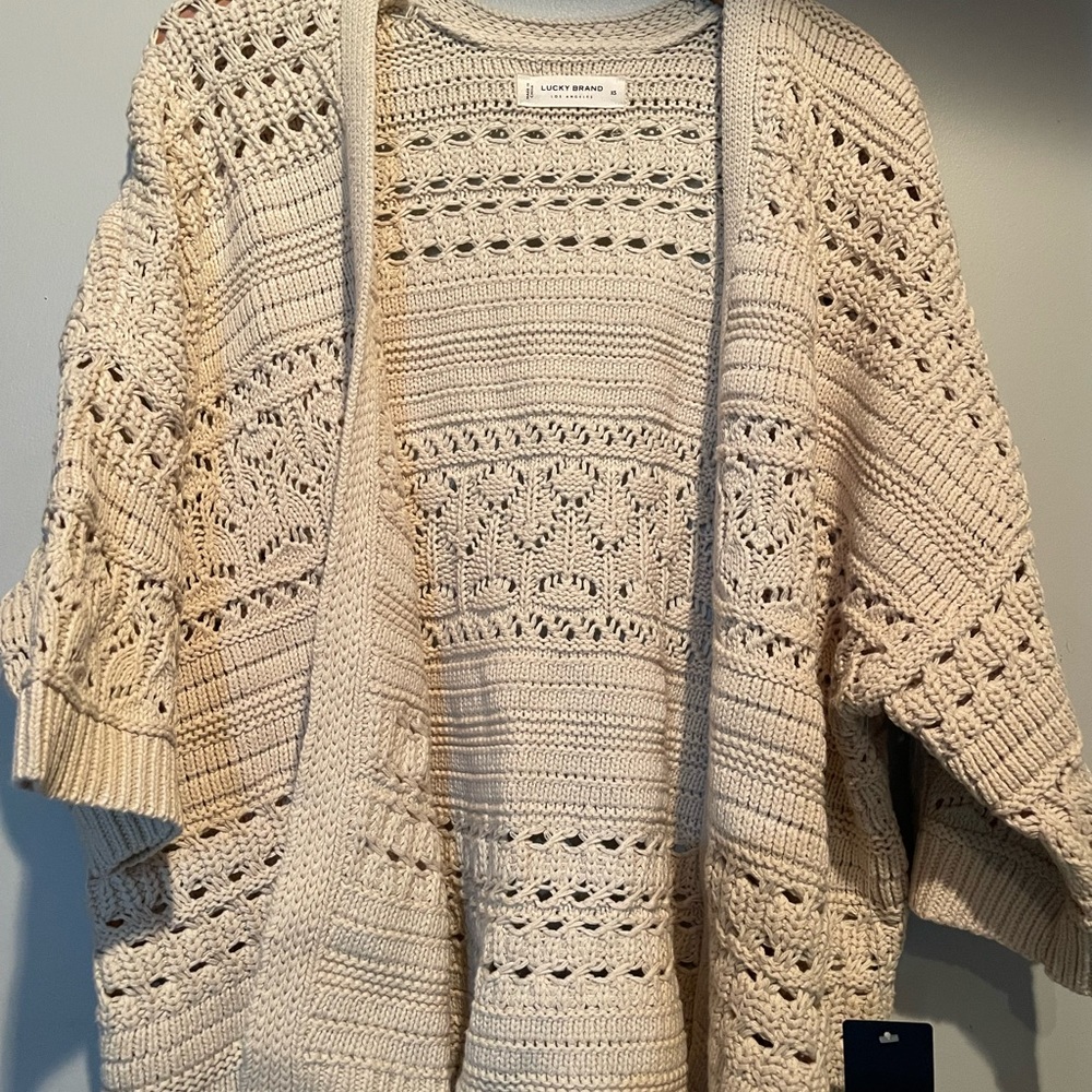Lucky brand cardigan! Never worn, new with tags